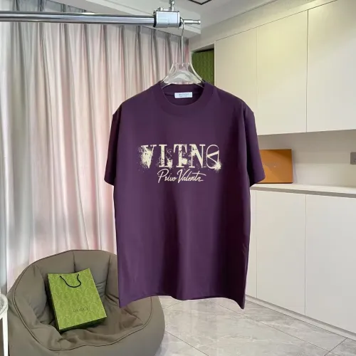 Wholesale Valentino T-Shirts Short Sleeved For Unisex #1445904 $42.00 USD, Wholesale Quality Replica Valentino T-Shirts