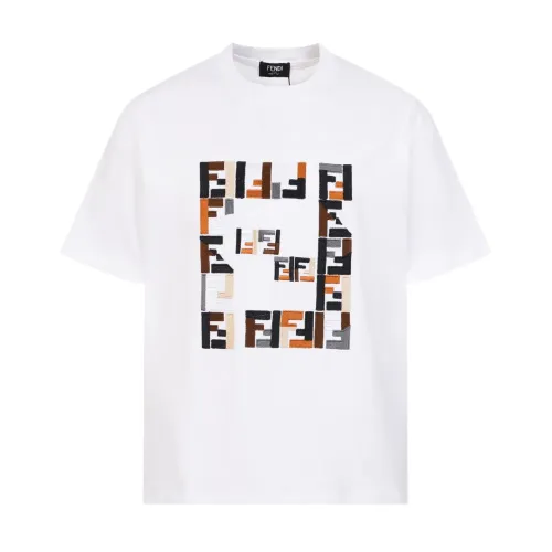 Wholesale Fendi T-Shirts Short Sleeved For Unisex #1446081 $42.00 USD, Wholesale Quality Replica Fendi T-Shirts