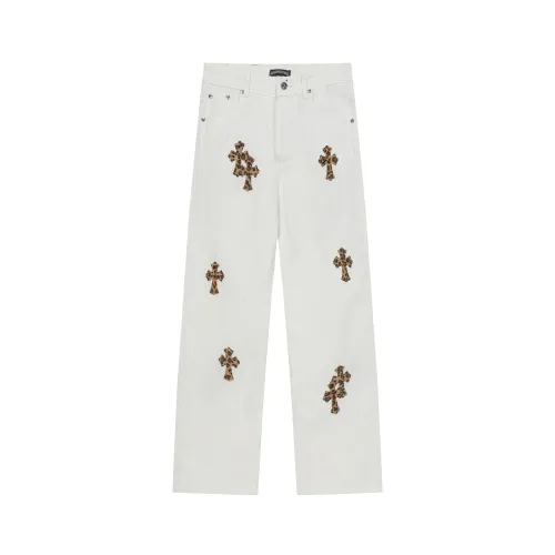Wholesale Chrome Hearts Jeans For Unisex #1446109 $56.00 USD, Wholesale Quality Replica Chrome Hearts Jeans