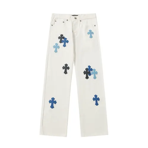 Wholesale Chrome Hearts Jeans For Unisex #1446110 $56.00 USD, Wholesale Quality Replica Chrome Hearts Jeans