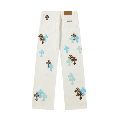 Replica Chrome Hearts Jeans For Unisex #1446111 $56.00 USD for Wholesale
