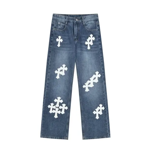 Wholesale Chrome Hearts Jeans For Unisex #1446114 $56.00 USD, Wholesale Quality Replica Chrome Hearts Jeans