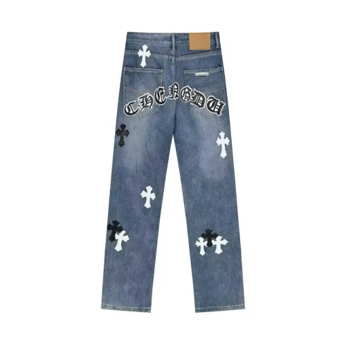 Replica Chrome Hearts Jeans For Unisex #1446115 $56.00 USD for Wholesale