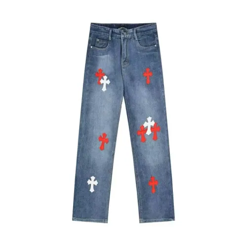 Wholesale Chrome Hearts Jeans For Unisex #1446117 $56.00 USD, Wholesale Quality Replica Chrome Hearts Jeans
