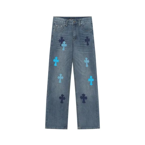 Wholesale Chrome Hearts Jeans For Unisex #1446118 $56.00 USD, Wholesale Quality Replica Chrome Hearts Jeans