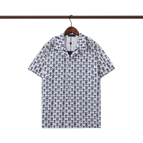 Wholesale Louis Vuitton LV Shirts Short Sleeved For Men #1446137 $32.00 USD, Wholesale Quality Replica Louis Vuitton LV Shirts