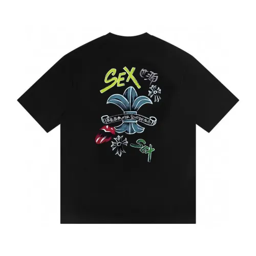 Wholesale Chrome Hearts T-Shirts Short Sleeved For Unisex #1446163 $32.00 USD, Wholesale Quality Replica Chrome Hearts T-Shirts