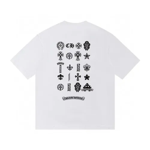 Wholesale Chrome Hearts T-Shirts Short Sleeved For Unisex #1446188 $32.00 USD, Wholesale Quality Replica Chrome Hearts T-Shirts