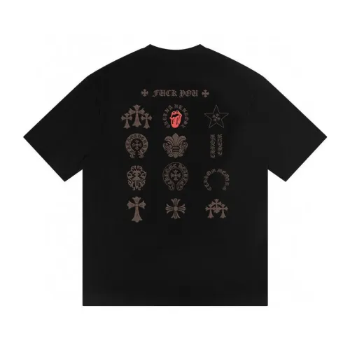 Wholesale Chrome Hearts T-Shirts Short Sleeved For Unisex #1446191 $32.00 USD, Wholesale Quality Replica Chrome Hearts T-Shirts