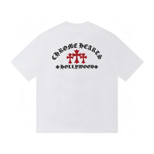 Wholesale Chrome Hearts T-Shirts Short Sleeved For Unisex #1446201 $32.00 USD, Wholesale Quality Replica Chrome Hearts T-Shirts
