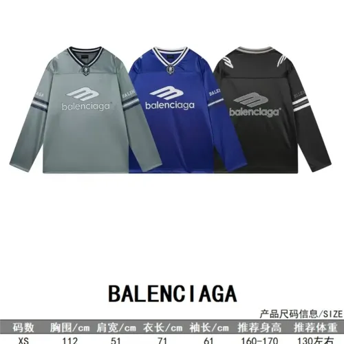 Replica Balenciaga T-Shirts Long Sleeved For Unisex #1446418 $48.00 USD for Wholesale