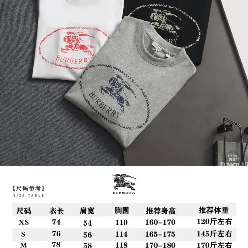 Replica Burberry T-Shirts Short Sleeved For Unisex #1446457 $40.00 USD for Wholesale