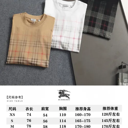 Replica Burberry T-Shirts Short Sleeved For Unisex #1446459 $40.00 USD for Wholesale