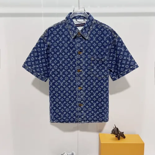 Wholesale Louis Vuitton LV Shirts Short Sleeved For Unisex #1446469 $60.00 USD, Wholesale Quality Replica Louis Vuitton LV Shirts