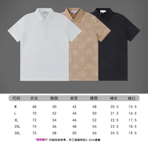 Replica Balenciaga T-Shirts Short Sleeved For Men #1446579 $39.00 USD for Wholesale