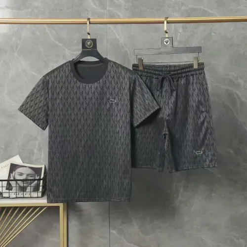 Wholesale Lacoste Tracksuits Short Sleeved For Men #1446685 $48.00 USD, Wholesale Quality Replica Lacoste Tracksuits