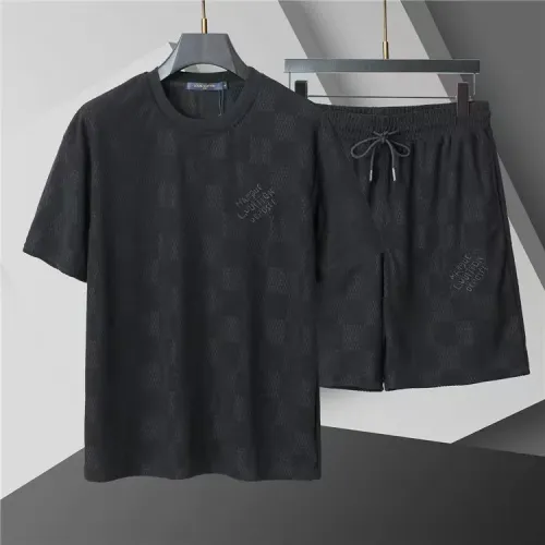Wholesale Louis Vuitton LV Tracksuits Short Sleeved For Men #1446696 $48.00 USD, Wholesale Quality Replica Louis Vuitton LV Tracksuits