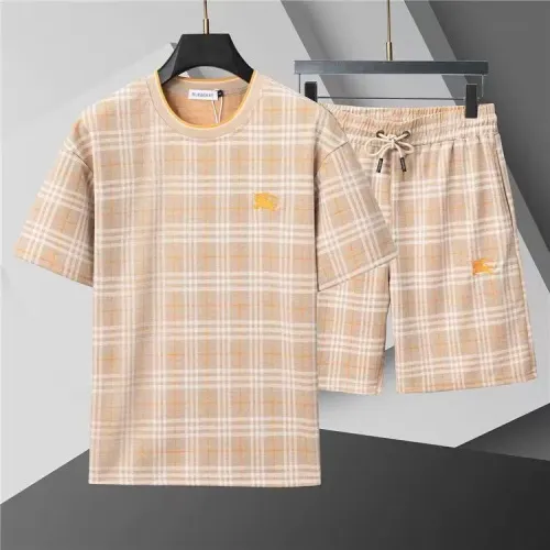 Wholesale Burberry Tracksuits Short Sleeved For Men #1446701 $48.00 USD, Wholesale Quality Replica Burberry Tracksuits