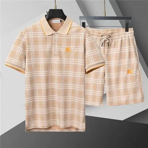 Wholesale Burberry Tracksuits Short Sleeved For Men #1446704 $52.00 USD, Wholesale Quality Replica Burberry Tracksuits