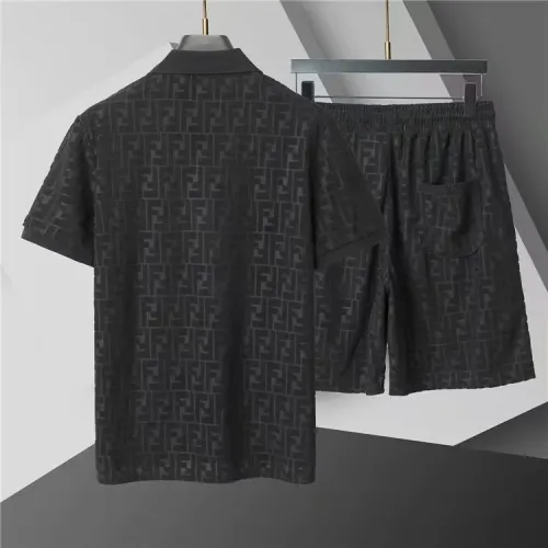Replica Fendi Tracksuits Short Sleeved For Men #1446716 $52.00 USD for Wholesale