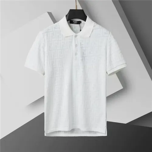 Replica Fendi Tracksuits Short Sleeved For Men #1446717 $52.00 USD for Wholesale