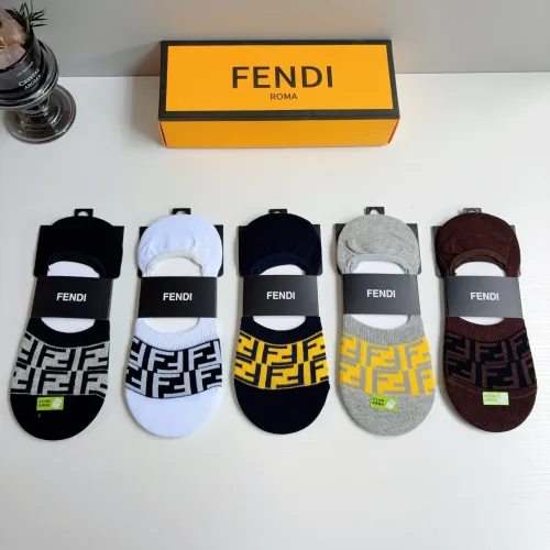 Wholesale Fendi Socks #1446805 $27.00 USD, Wholesale Quality Replica Fendi Socks