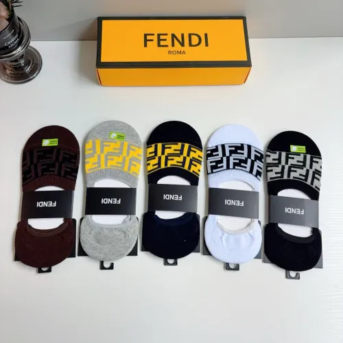 Replica Fendi Socks #1446805 $27.00 USD for Wholesale