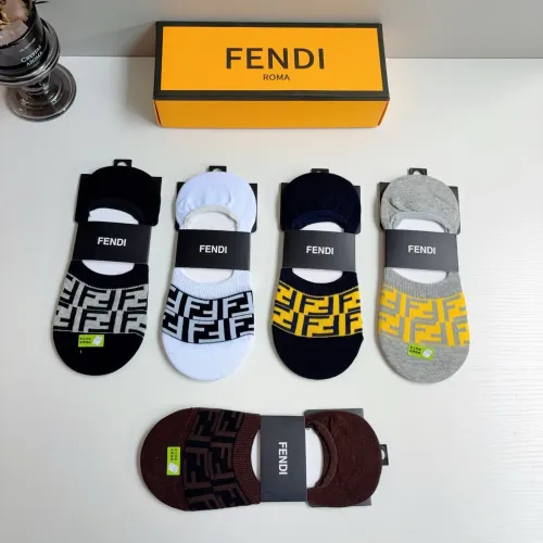 Replica Fendi Socks #1446805 $27.00 USD for Wholesale