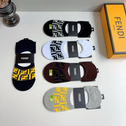 Replica Fendi Socks #1446805 $27.00 USD for Wholesale