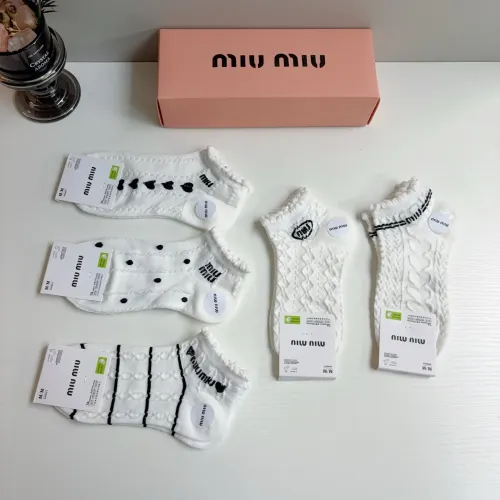 Replica MIU MIU Socks #1446806 $27.00 USD for Wholesale