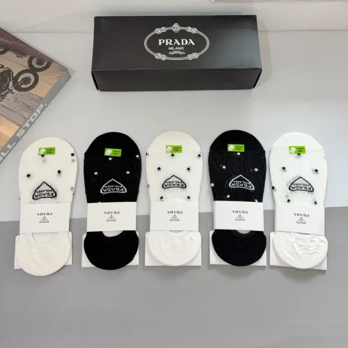 Replica Prada Socks #1446807 $27.00 USD for Wholesale