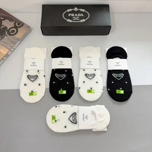 Replica Prada Socks #1446807 $27.00 USD for Wholesale