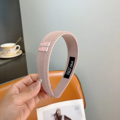 Replica MIU MIU Headband For Women #1446829 $27.00 USD for Wholesale