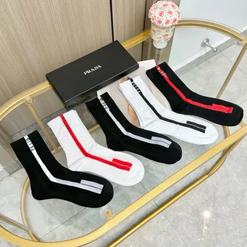 Replica Prada Socks #1447015 $29.00 USD for Wholesale