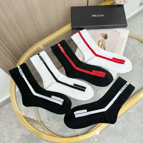Replica Prada Socks #1447015 $29.00 USD for Wholesale