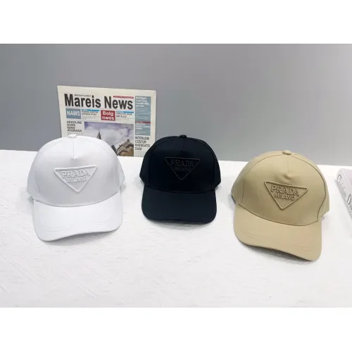Replica Prada Caps #1447371 $25.00 USD for Wholesale