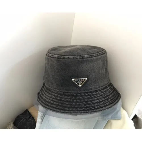 Wholesale Prada Caps #1447391 $25.00 USD, Wholesale Quality Replica Prada Caps