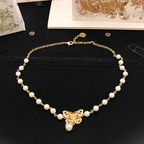 Wholesale Christian Dior Necklaces For Women #1447744 $29.00 USD, Wholesale Quality Replica Christian Dior Necklaces