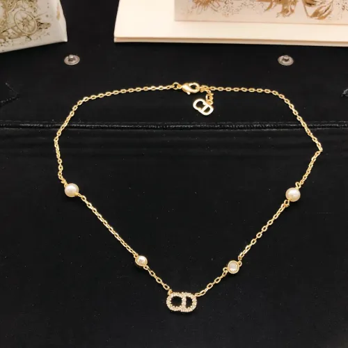 Wholesale Christian Dior Necklaces #1447772 $25.00 USD, Wholesale Quality Replica Christian Dior Necklaces