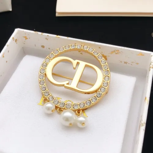 Replica Christian Dior Brooches For Women #1447833 $27.00 USD for Wholesale