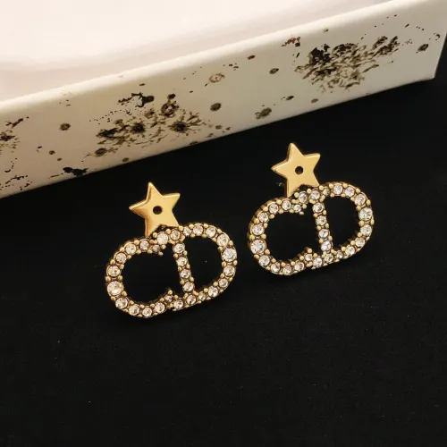 Replica Christian Dior Earrings For Women #1447932 $25.00 USD for Wholesale