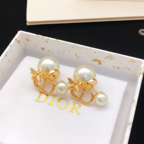 Replica Christian Dior Earrings For Women #1447935 $27.00 USD for Wholesale