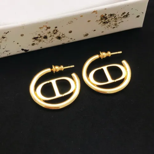 Replica Christian Dior Earrings For Women #1447939 $25.00 USD for Wholesale