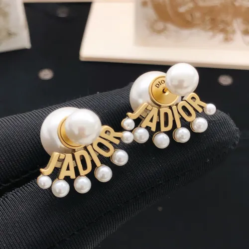 Wholesale Christian Dior Earrings For Women #1447941 $25.00 USD, Wholesale Quality Replica Christian Dior Earrings
