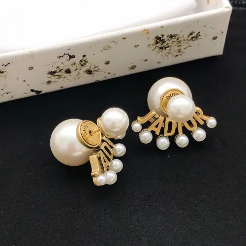 Replica Christian Dior Earrings For Women #1447941 $25.00 USD for Wholesale