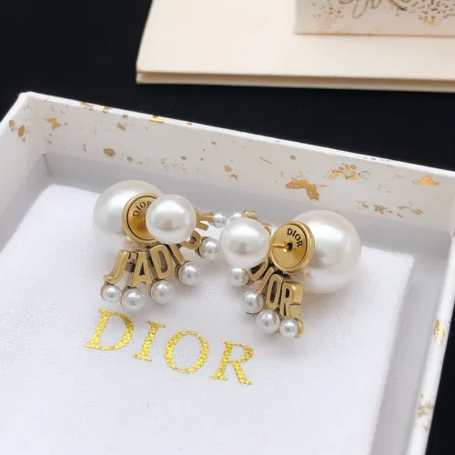 Replica Christian Dior Earrings For Women #1447941 $25.00 USD for Wholesale