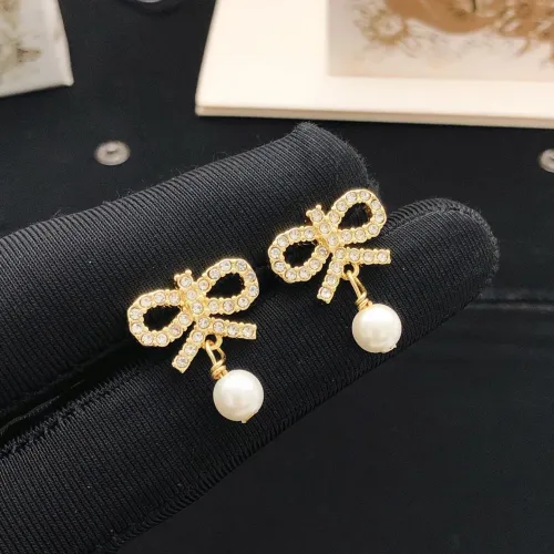 Wholesale Christian Dior Earrings For Women #1447942 $25.00 USD, Wholesale Quality Replica Christian Dior Earrings