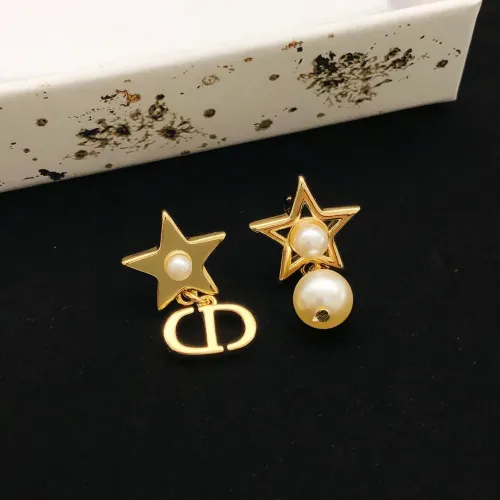 Replica Christian Dior Earrings For Women #1447946 $25.00 USD for Wholesale