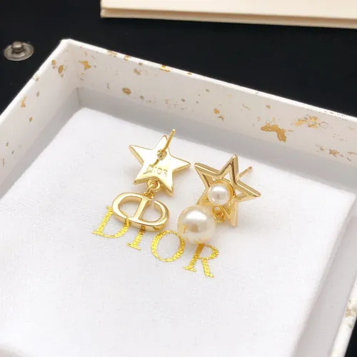 Replica Christian Dior Earrings For Women #1447946 $25.00 USD for Wholesale