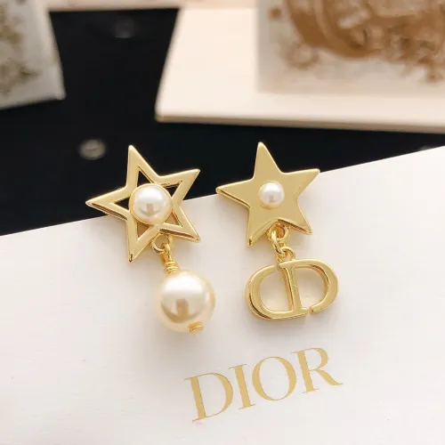 Replica Christian Dior Earrings For Women #1447946 $25.00 USD for Wholesale